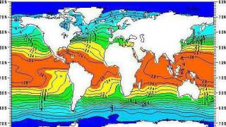 Водные массы экваториальных широт отличаются